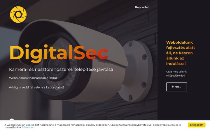 Screenshot of digitalsec.hu