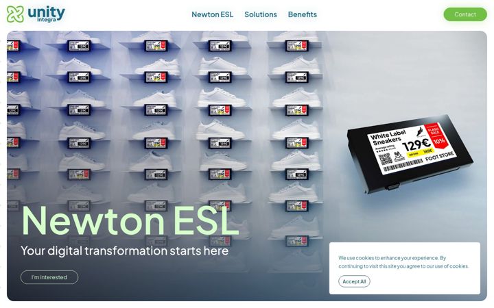 Screenshot of digitalshelflabels.eu