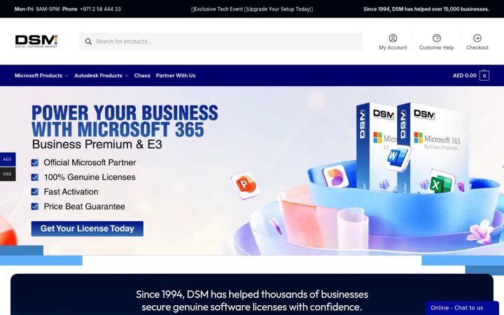 Screenshot di digitalsoftwaremarkett.com