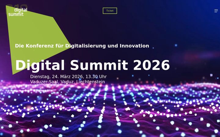 Screenshot of digitalsummit.li