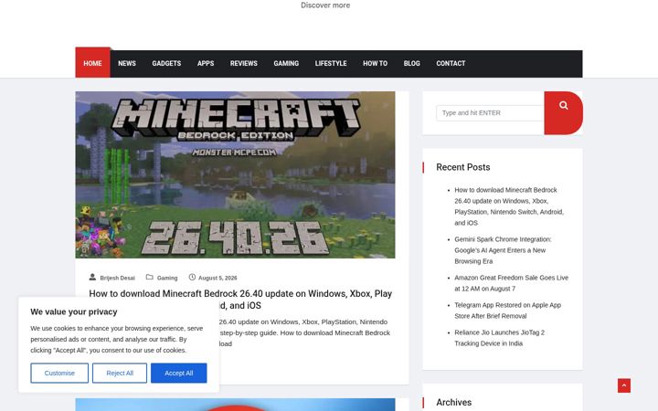 Screenshot of digitaltechbyte.com