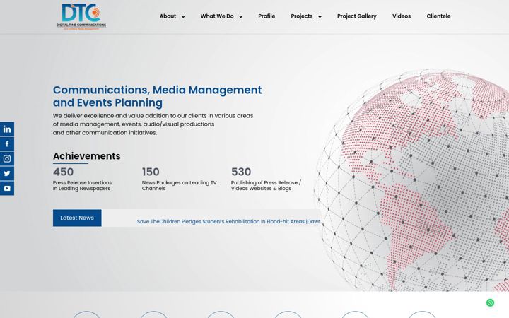 Screenshot of digitaltimecommunications.com