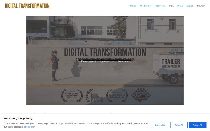 Screenshot of digitaltransformation-film.com