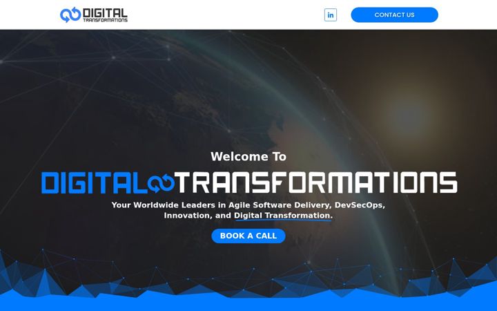 Screenshot of digitaltransformations.com