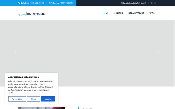 Screenshot of digitaltrucks.it