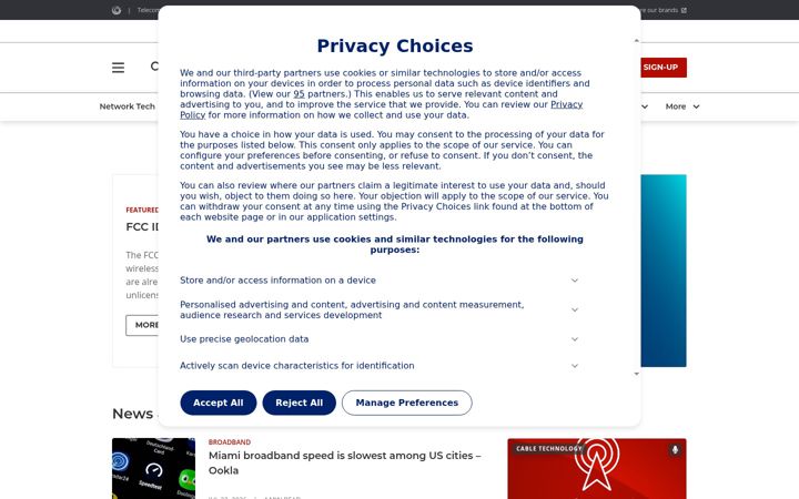 Screenshot of digitaltveurope.com