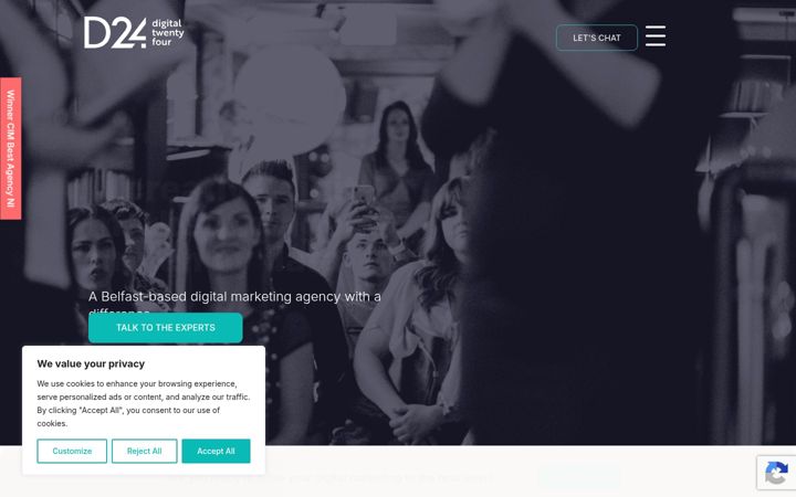 Screenshot of digitaltwentyfour.com