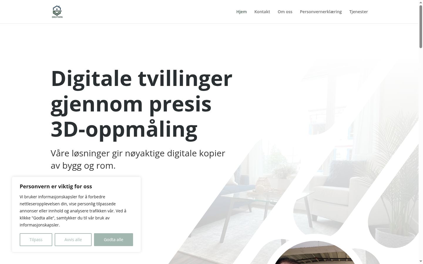 Screenshot tal-banner tal-kunsens muri qabel kwalunkwe interazzjoni