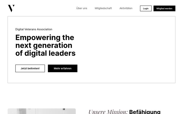 Screenshot of digitalveterans.com