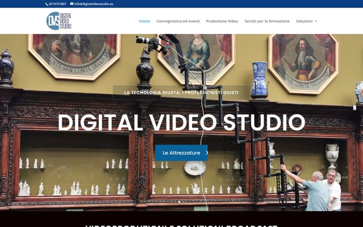 Screenshot of digitalvideostudio.eu