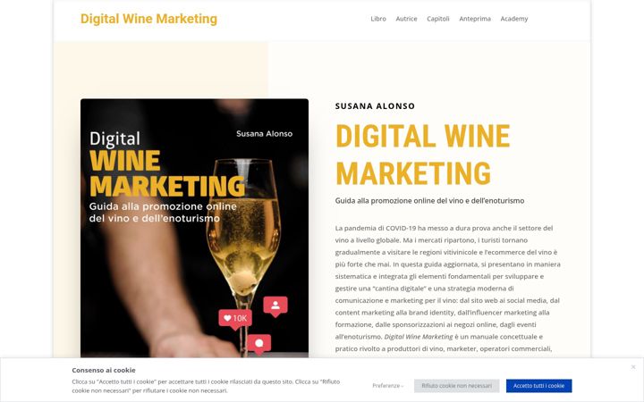 Screenshot of digitalwinemarketing.it