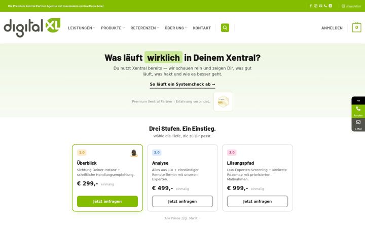 Screenshot of digitalxl.de