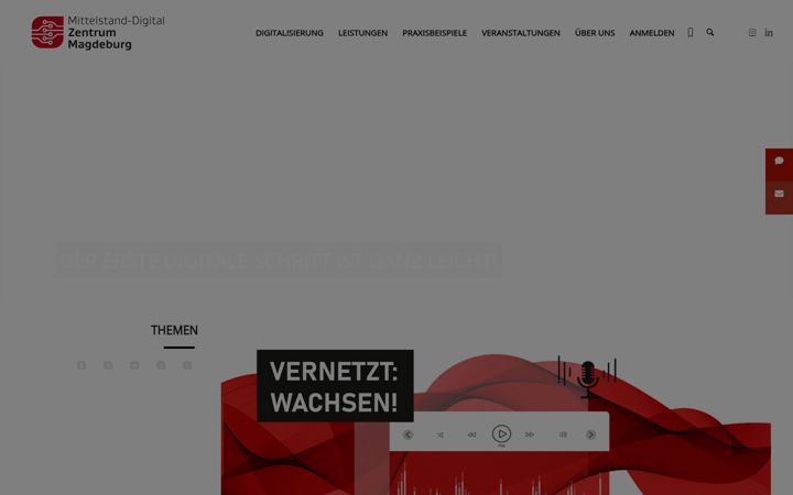 Screenshot of digitalzentrum-magdeburg.de