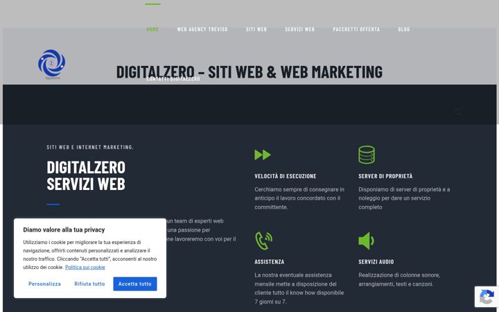 Screenshot of digitalzero.it