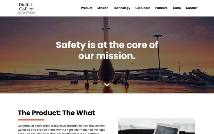 Screenshot of digitcpilot.com