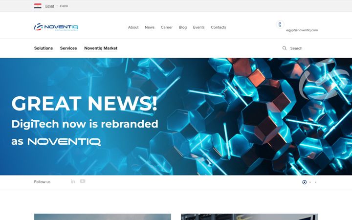 Screenshot of digitech-eg.com