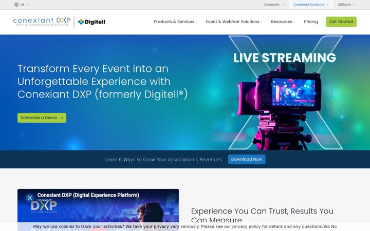 Screenshot ta' digitellinc.com