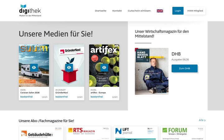 Screenshot of digithek.de