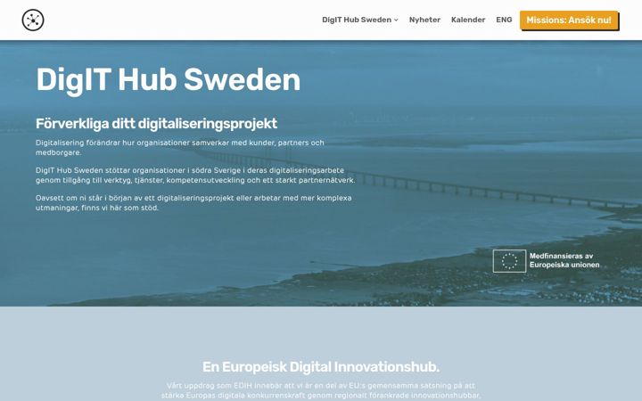 Captura de ecrã de digithub.se