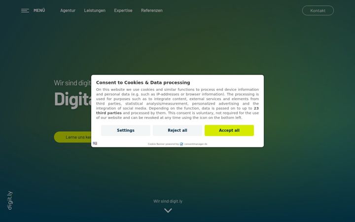 Screenshot of digitly.de