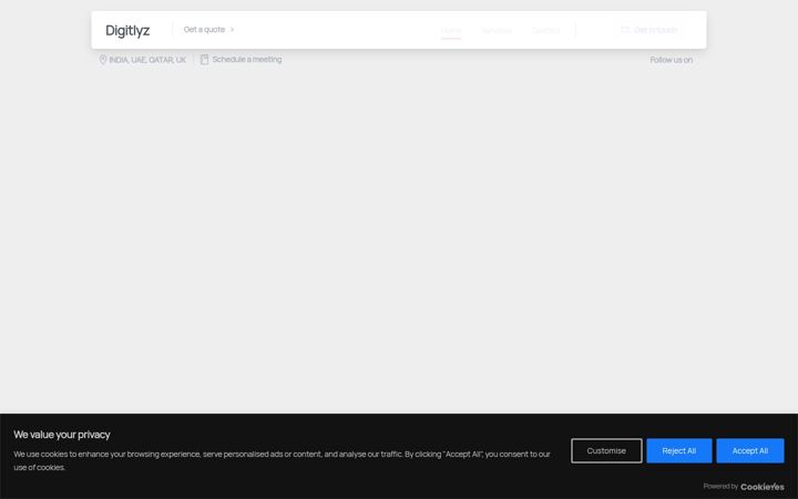 Screenshot of digitlyz.com