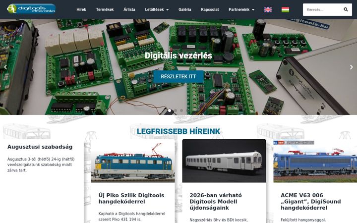 Screenshot of digitools.hu