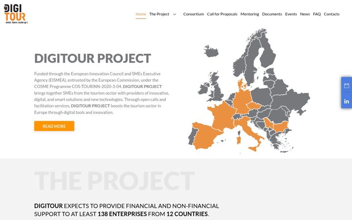 Screenshot of digitour-project.eu
