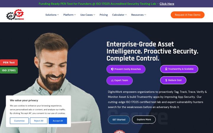 Screenshot of digitowork.com