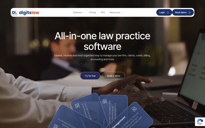 Screenshot of digitslaw.com