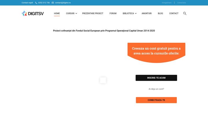Skärmbild av digitsv.ro