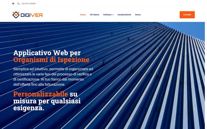 Screenshot of digiver.it