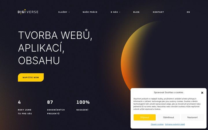 Screenshot ta' digiverse.cz