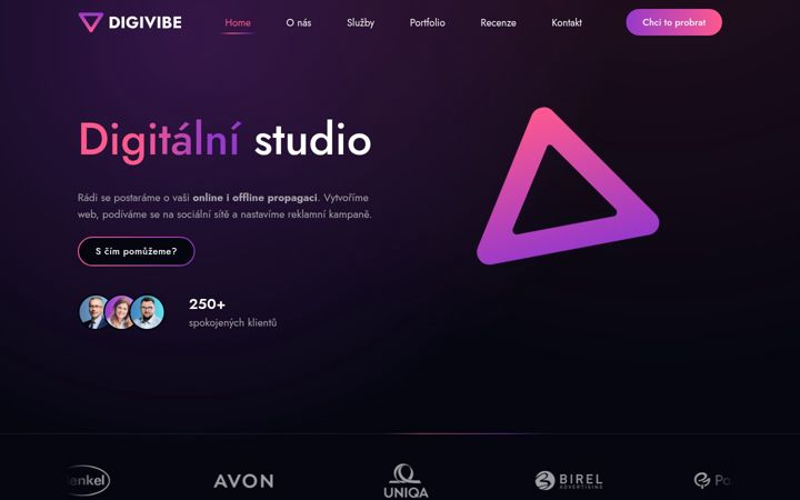 Screenshot ta' digivibe.cz