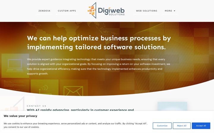 Screenshot of digiweb.solutions