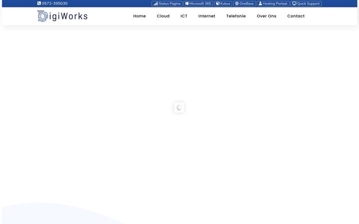 Ekrano kopija digiworks.nl