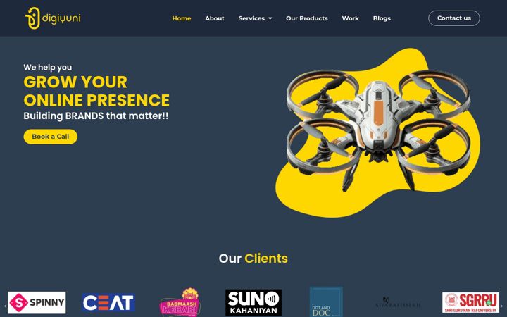 Screenshot of digiyuni.com