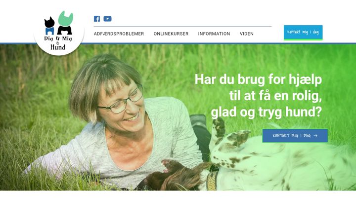 Screenshot von digmighund.dk