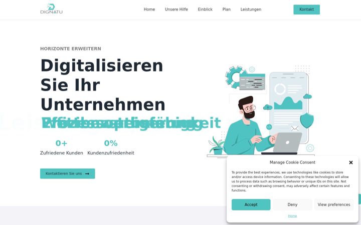 Screenshot of dignatu.de