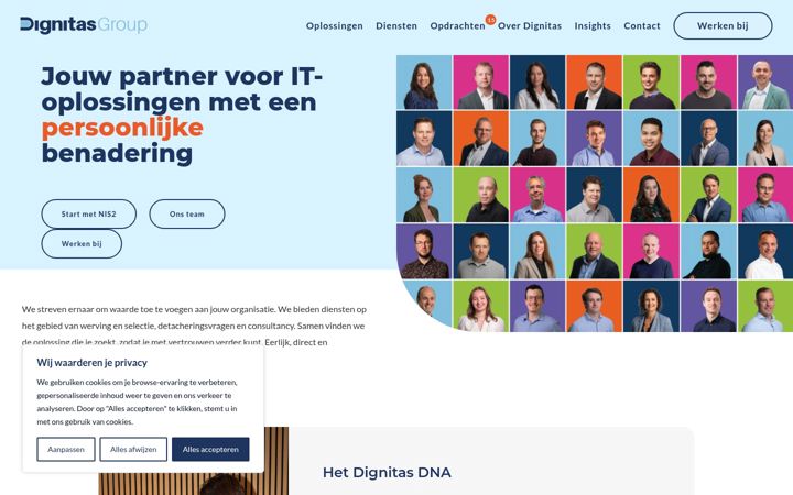 Zrzut ekranu dignitas.nl