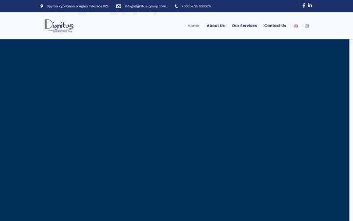 Screenshot of dignitus-group.com
