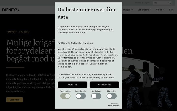 Screenshot of dignity.dk