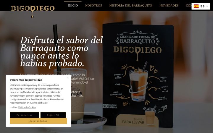 Screenshot of digodiego.eu