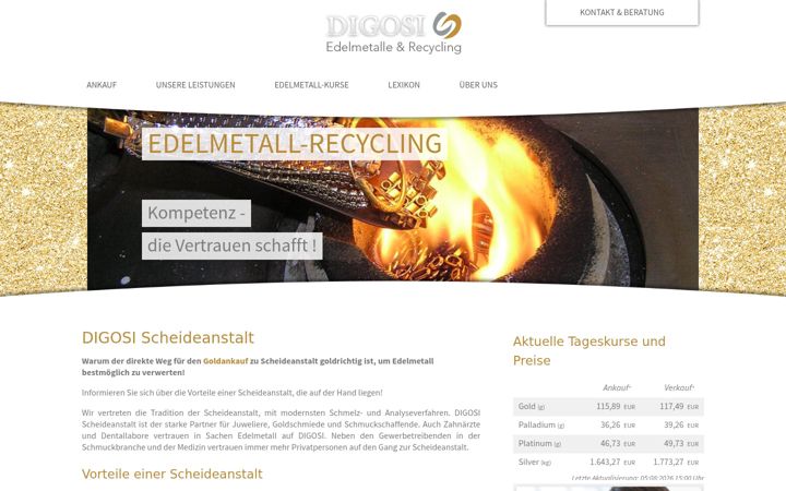 Screenshot of digosi-scheideanstalt.de