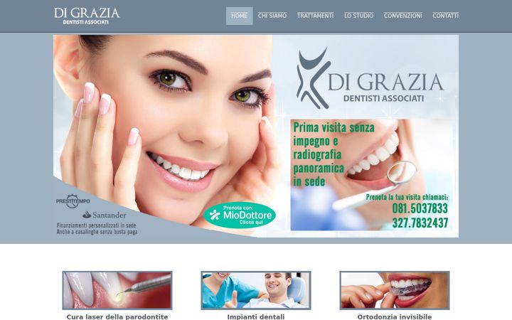 Screenshot of digraziadentisti.it