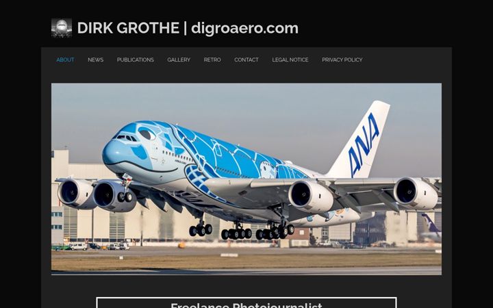 Screenshot of digroaero.com