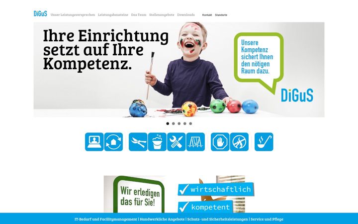 Screenshot of digus.de
