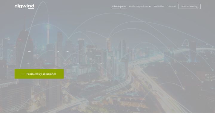 Screenshot of digwind.com