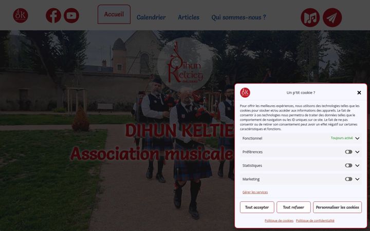 Ekrano kopija dihunkeltieg.org
