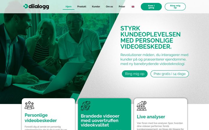 Screenshot of diialogg.com