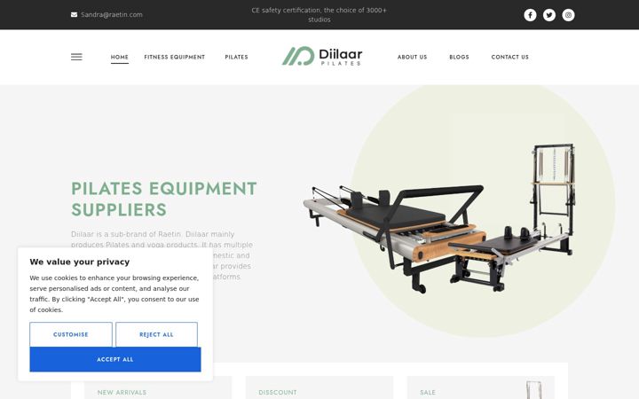 Screenshot of diilaar.com